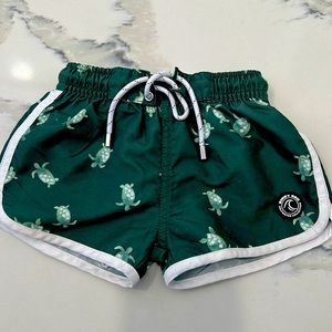 Binky bro turtle swim trunks